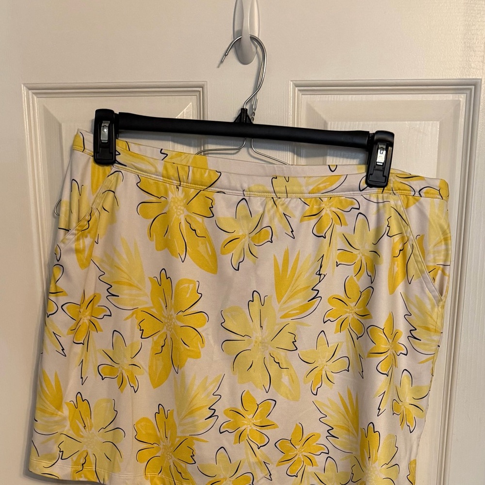 Bolle Tennis/Pickleball/Golf Skort,
Yellow Floral, XL